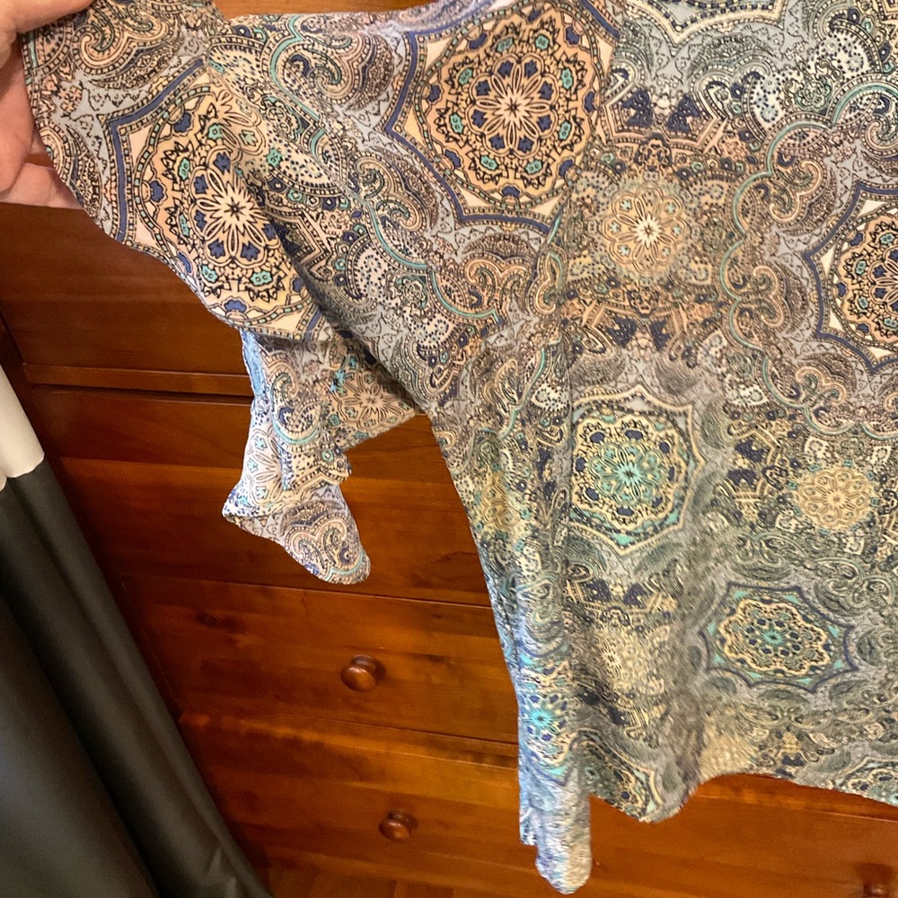 Zac & Rachel Multicolor Patterned Blouse - Picture 2 of 6